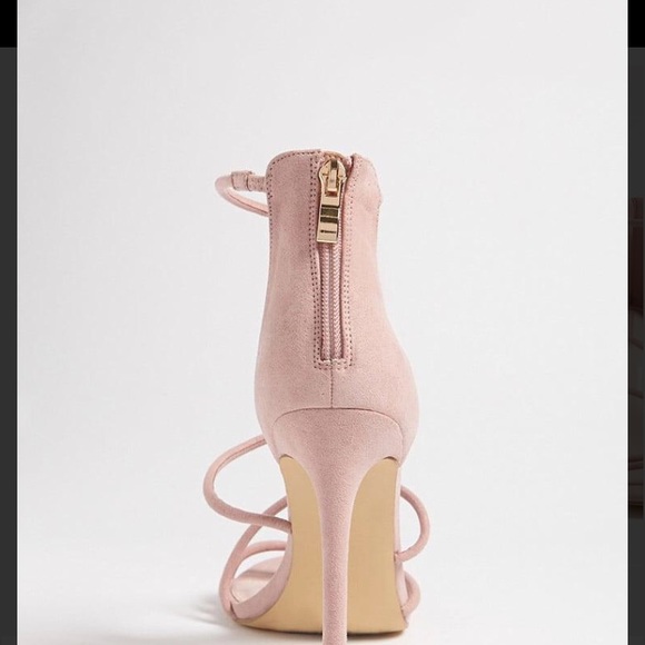 NWT/FOREVER 21 BLUSH STRAPPY HIGH HEEL SANDAL SZ:7 - Picture 5 of 8